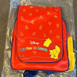 Disney Winnie the Pooh Red Backpack for Kids